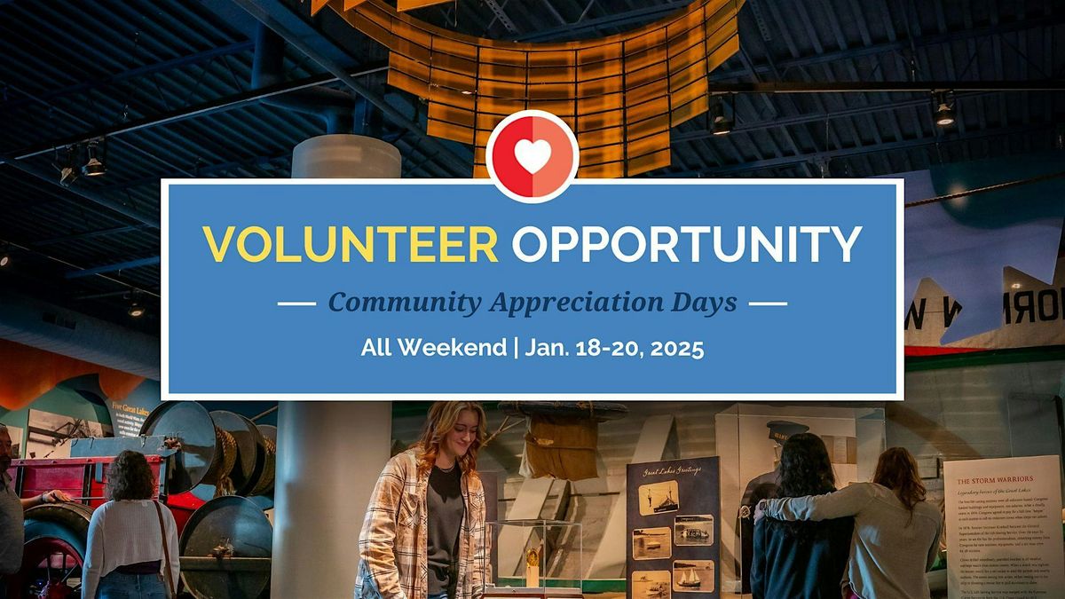 Volunteer Opportunity: Community Appreciation Days