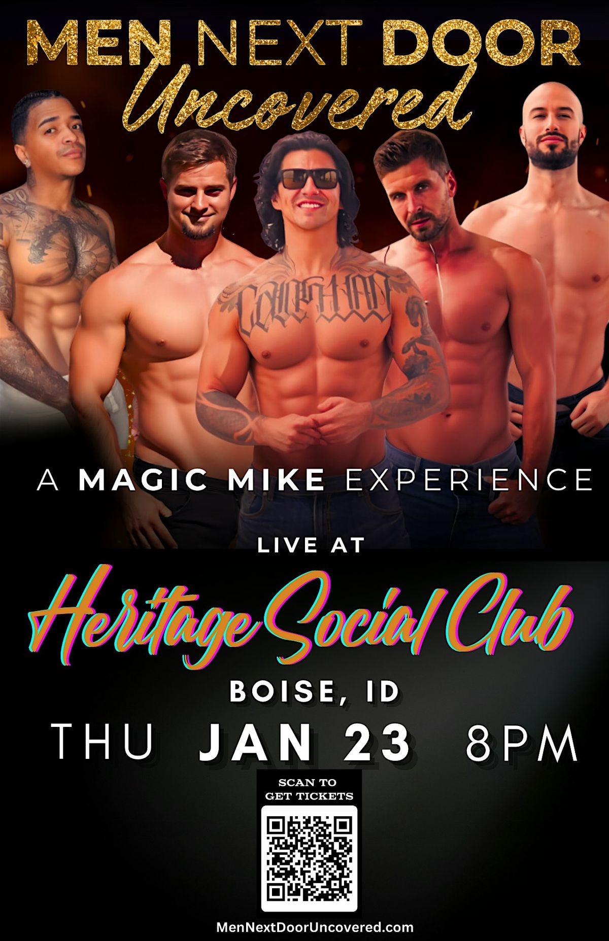 Men Next Door: UNCOVERED | A Magic Mike Experience at Heritage Social Club