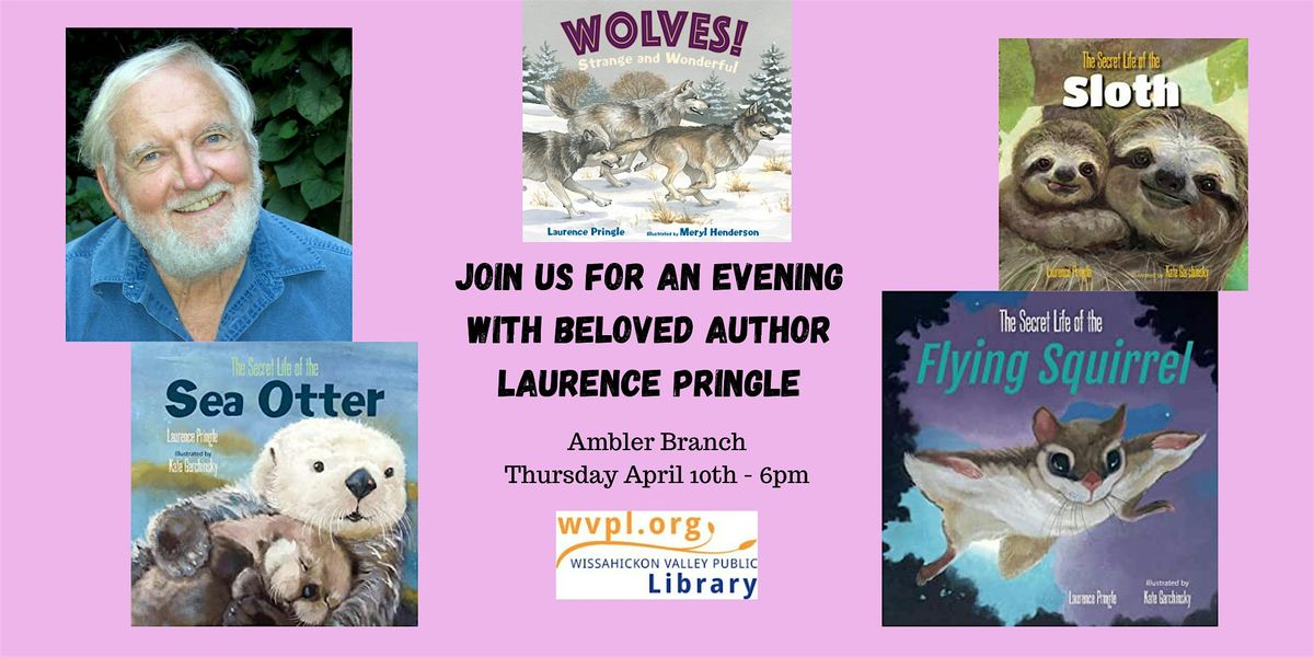 Author Talk with Laurence Pringle