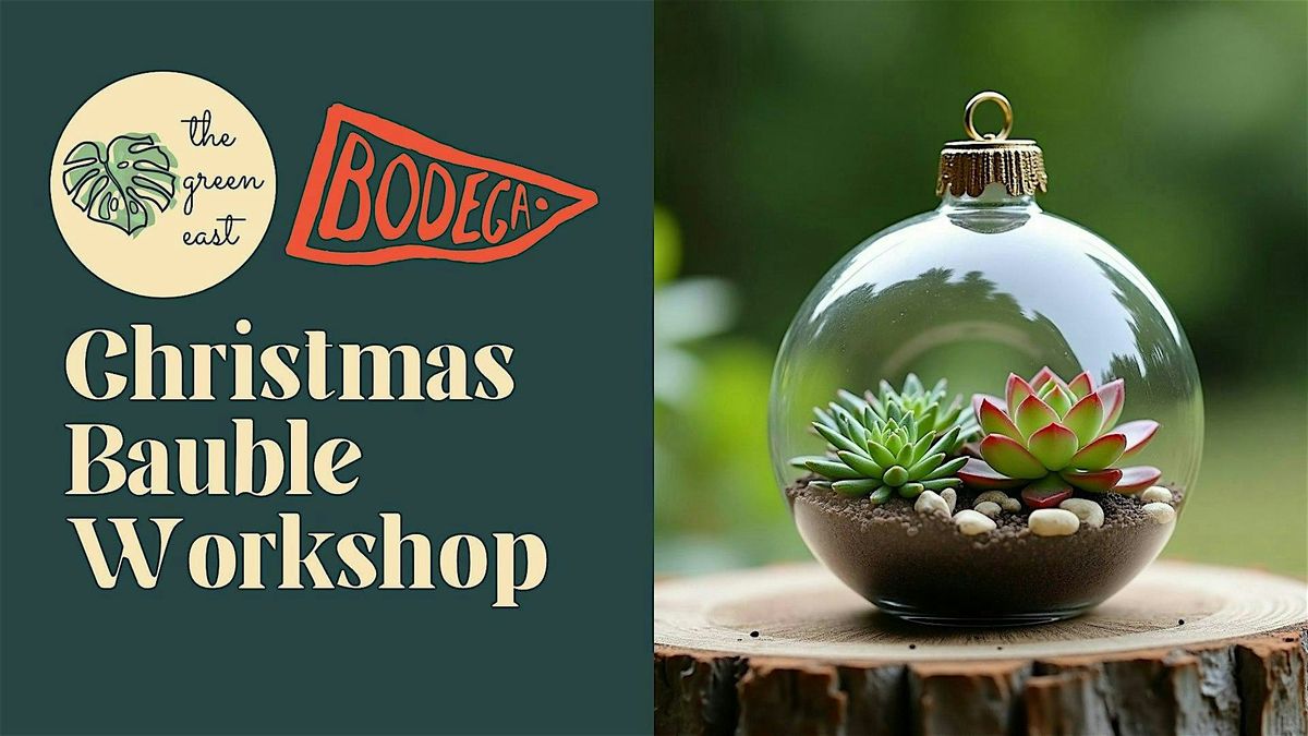 Christmas Bauble Terrariums - 2nd December