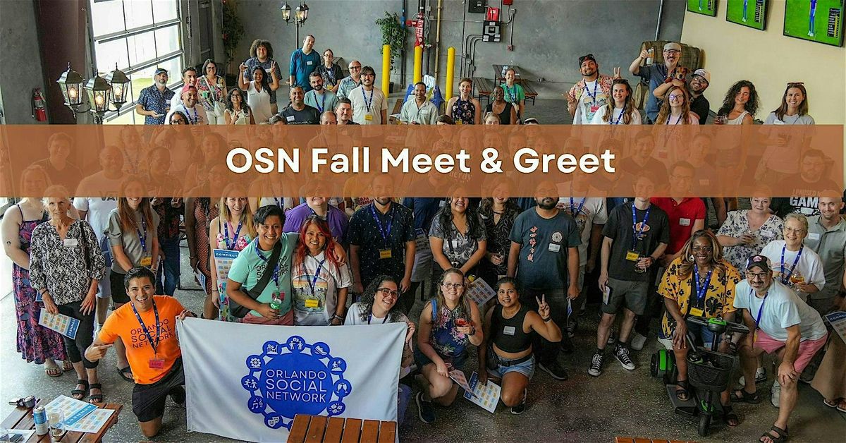 Orlando Social Network: Fall Meet & Greet at Brewlando