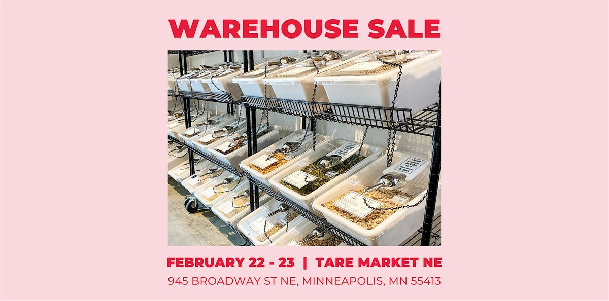 Tare Market Northeast Warehouse Weekend Sale!