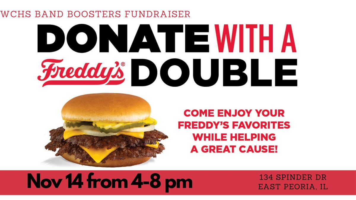 WCHS Band Boosters Fundraiser at Freddy's Frozen Custard