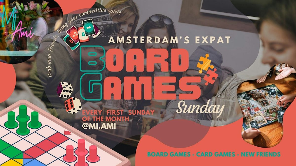 Amsterdam's Expat Board Games Sunday  @ Mi.Ami