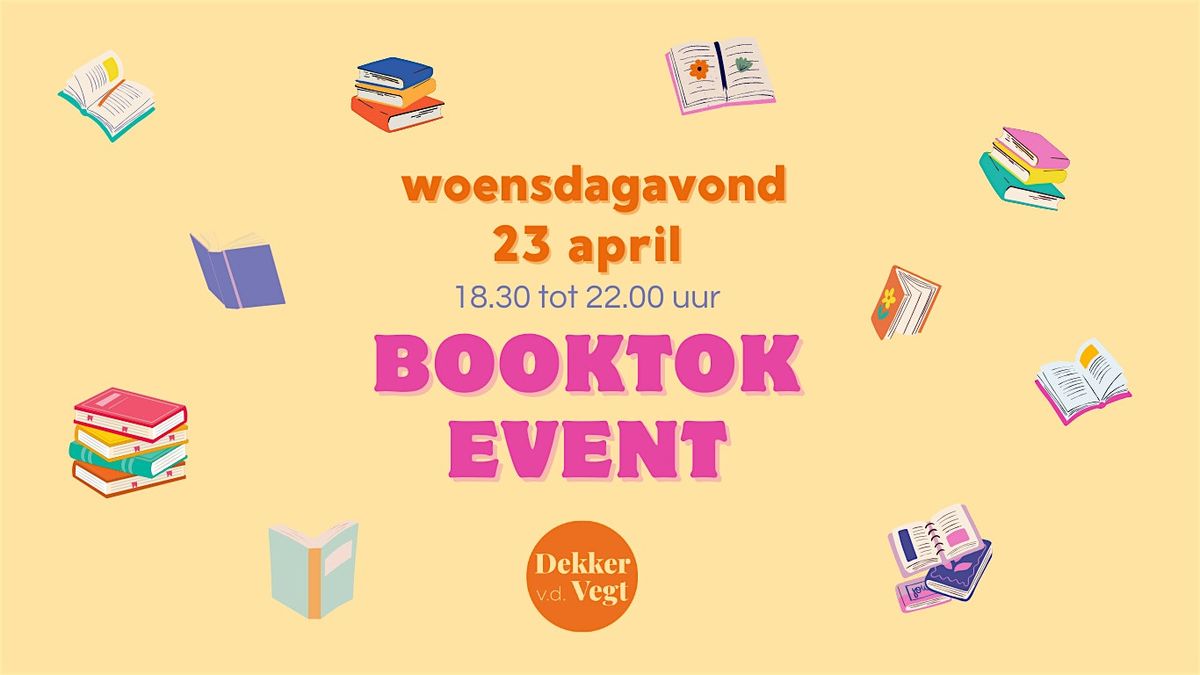 Dekker v.d. Vegt BookTok event