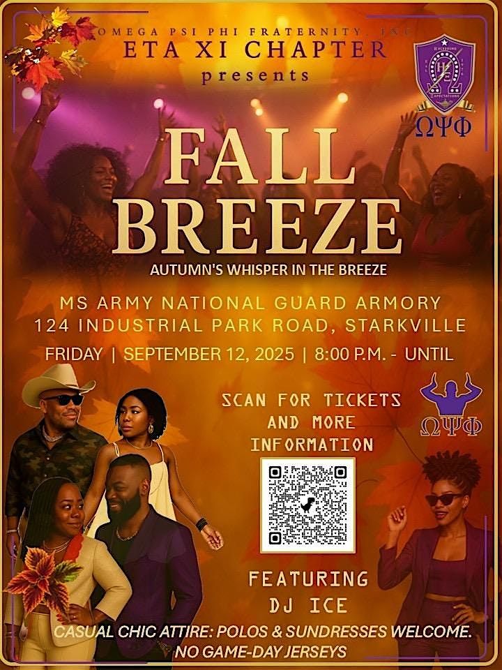 Fall Breeze  - Hosted by the ETA XI Chapter of the Omega Psi Phi Fraternity