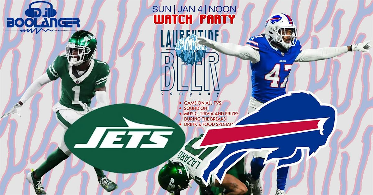 Buffalo Bills vs. New York Jets \u2013 Season Finale Watch Party