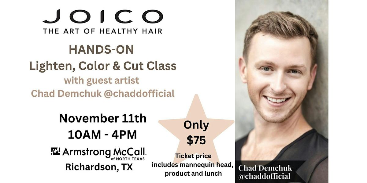 JOICO Hands-on Lighten, Color & Cut class