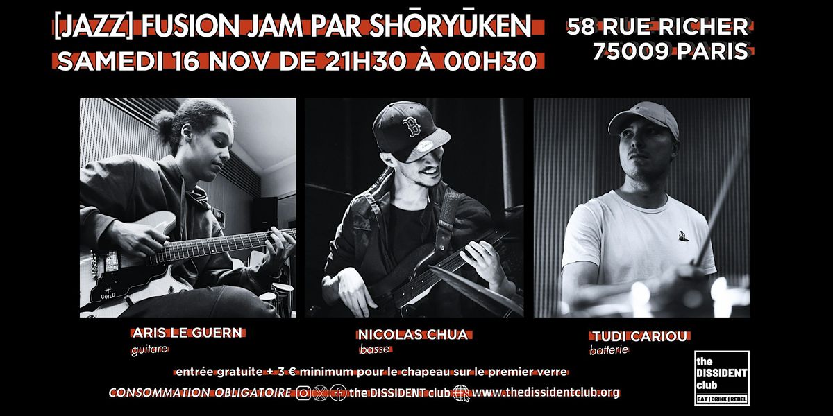 [JAZZ] Fusion jam by Sh\u014dry\u016bken < Live Music >