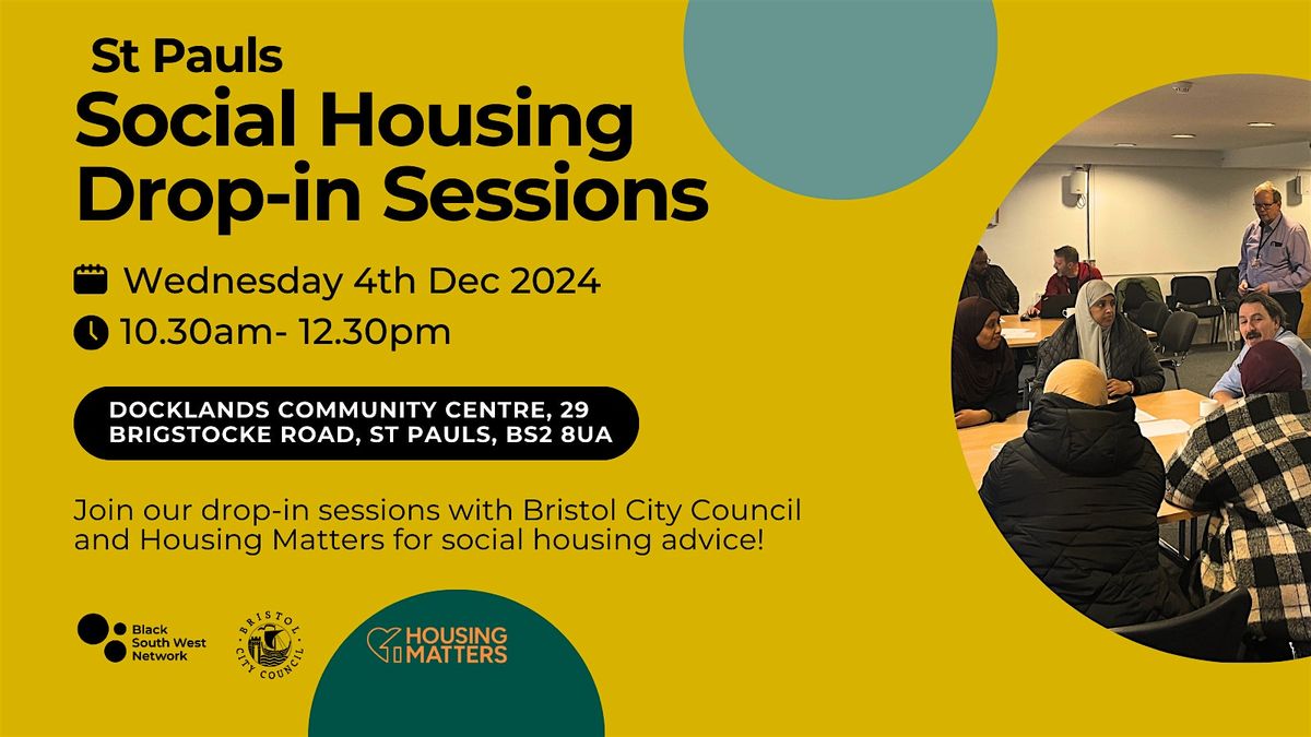 Social Housing Drop-In Sessions (St Paul's)