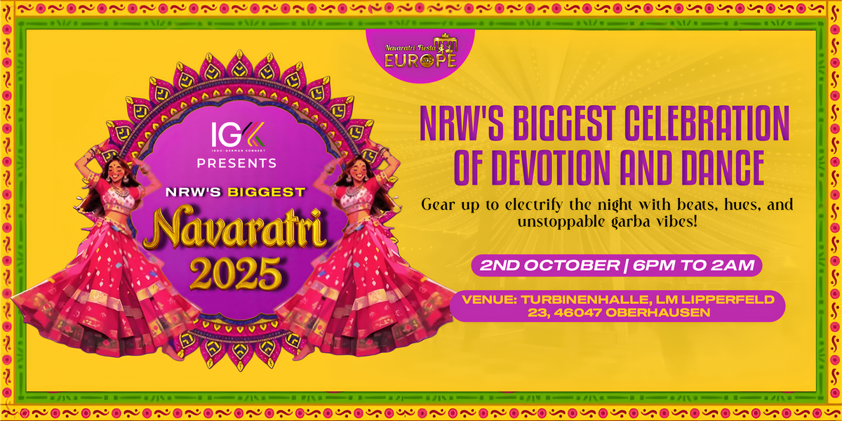 NAVARATRI FIESTA OBERHAUSEN: NRW's Biggest Navaratri 2025