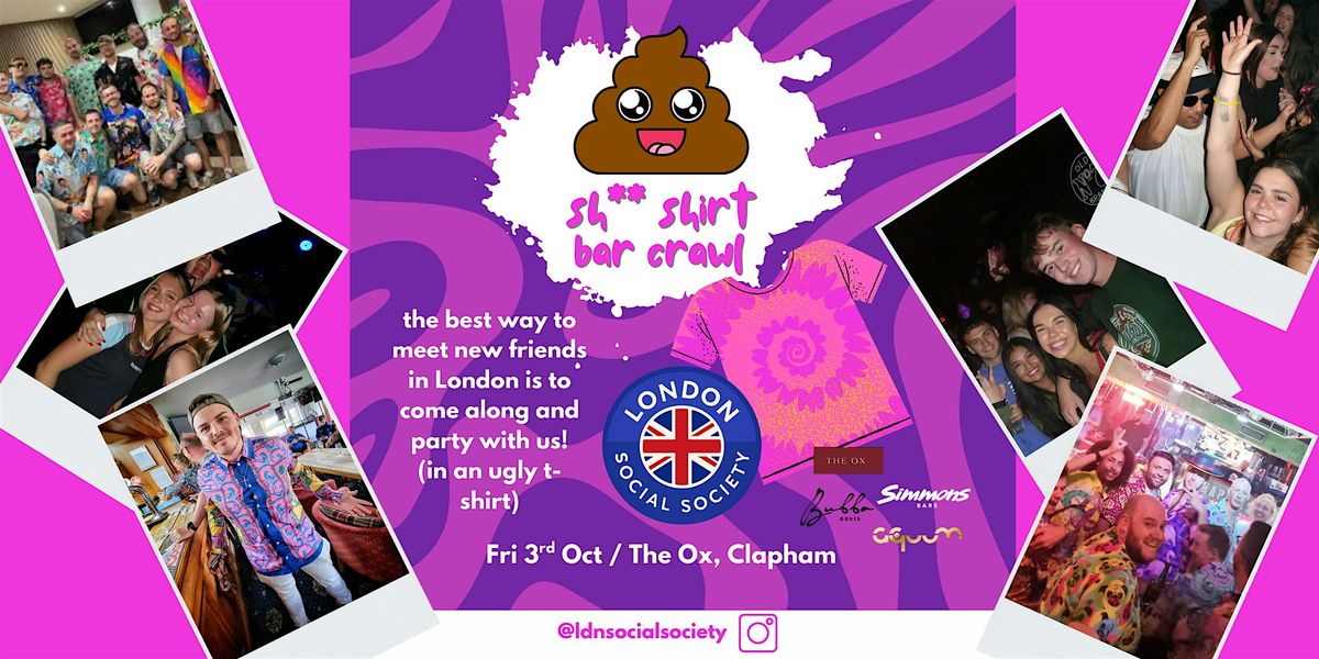 London Social Society - Sh** Shirt Bar Crawl