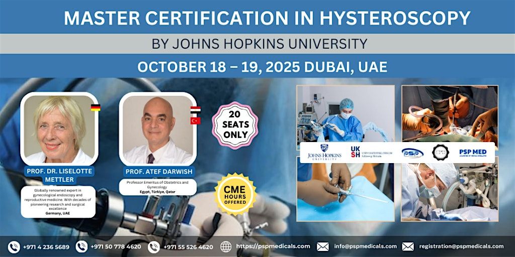Master Certification in Hysteroscopy\u200b