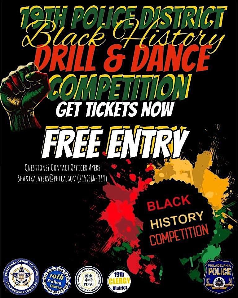 19th Police District  Black History Drill and Dance Competition