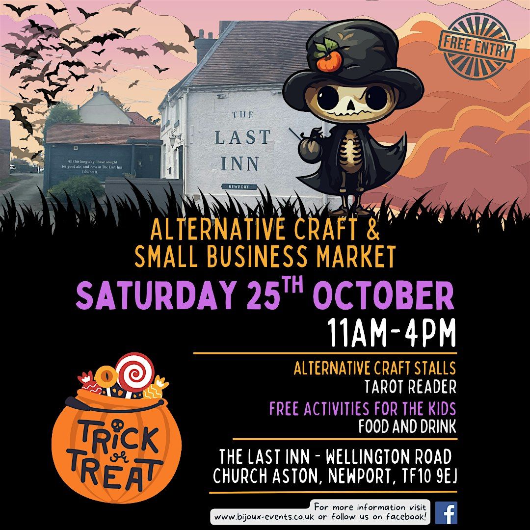 NEWPORT - ALTERNATIVE CRAFT MARKET | SATURDAY 25TH OCTOBER | 11AM TILL 4PM