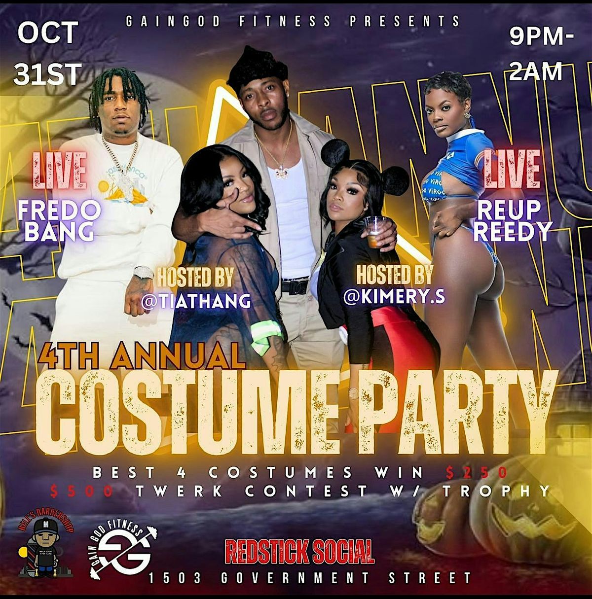 The 4th Annual GainGod Fitness Costume Party