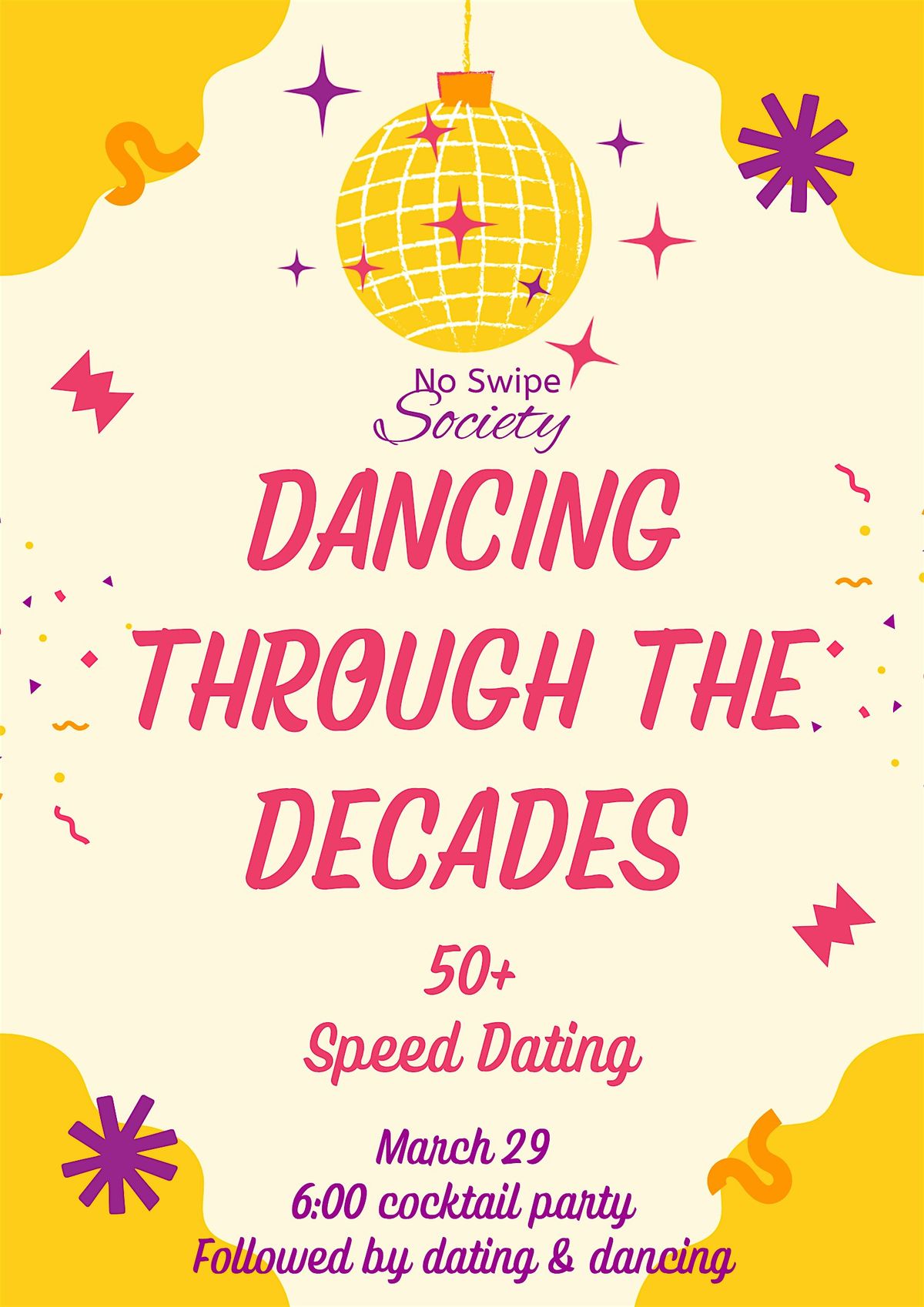 Dancing Through the Decades Speed Dating