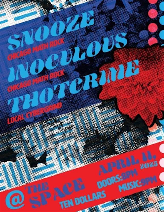 Snooze, Inoculous and Thotcrime live at the space!