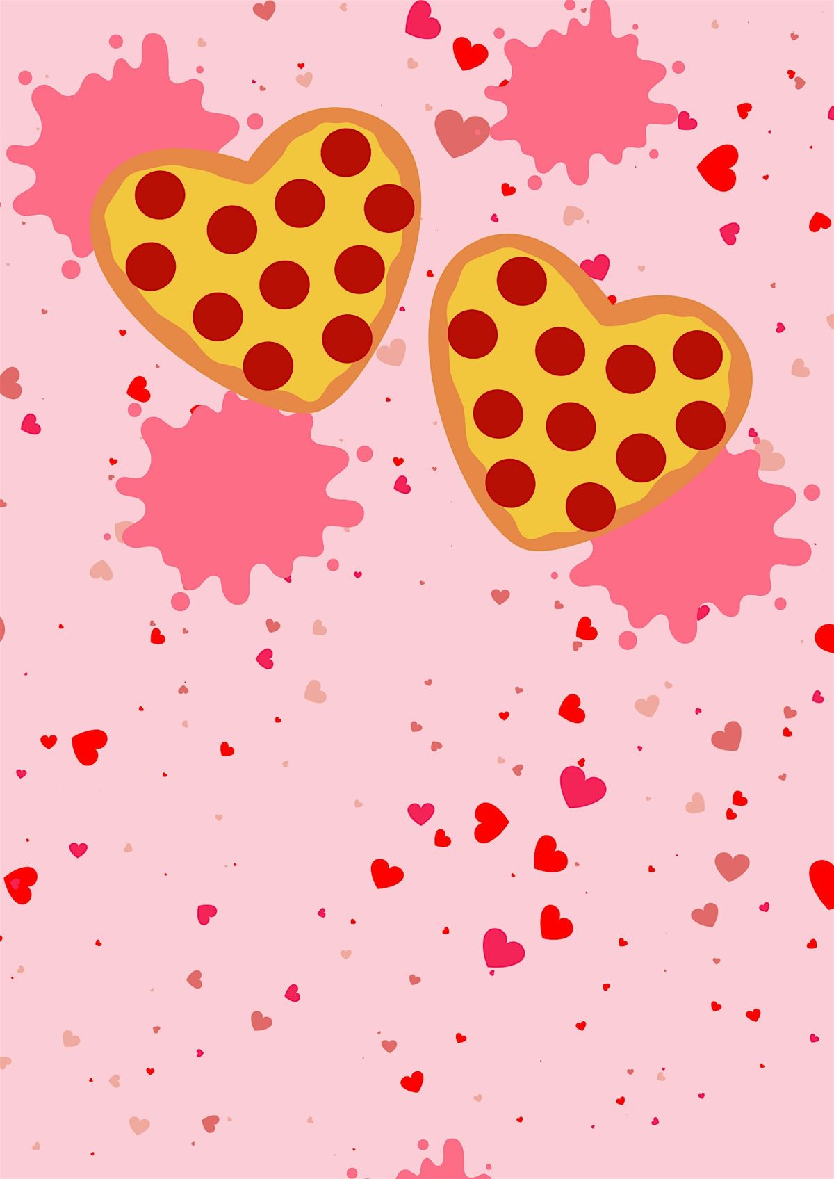 Valentine's Day Pizza & Paint