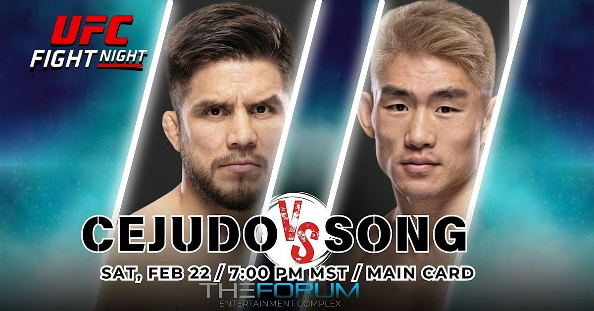 UFC Fight Night: Cejudo vs. Song