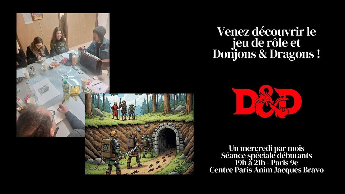 Initiation au jeu de r\u00f4le - Donjons & Dragons - Paris
