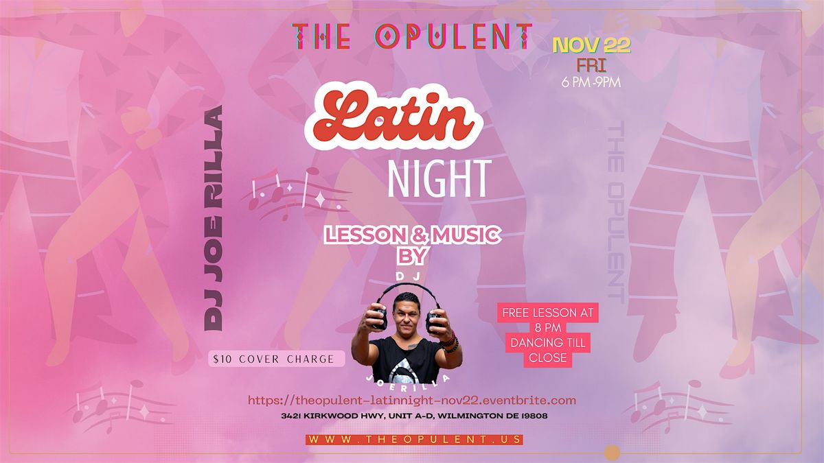 Latin night friday lesson and music