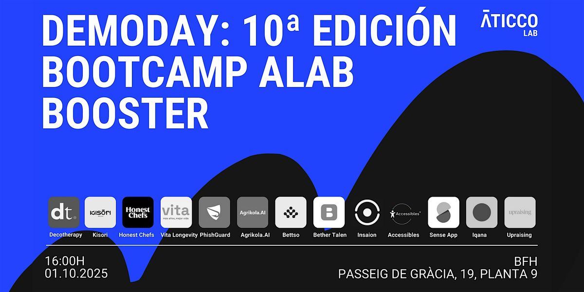 Demoday: 10\u00aa Edici\u00f3n Bootcamp ALab Booster