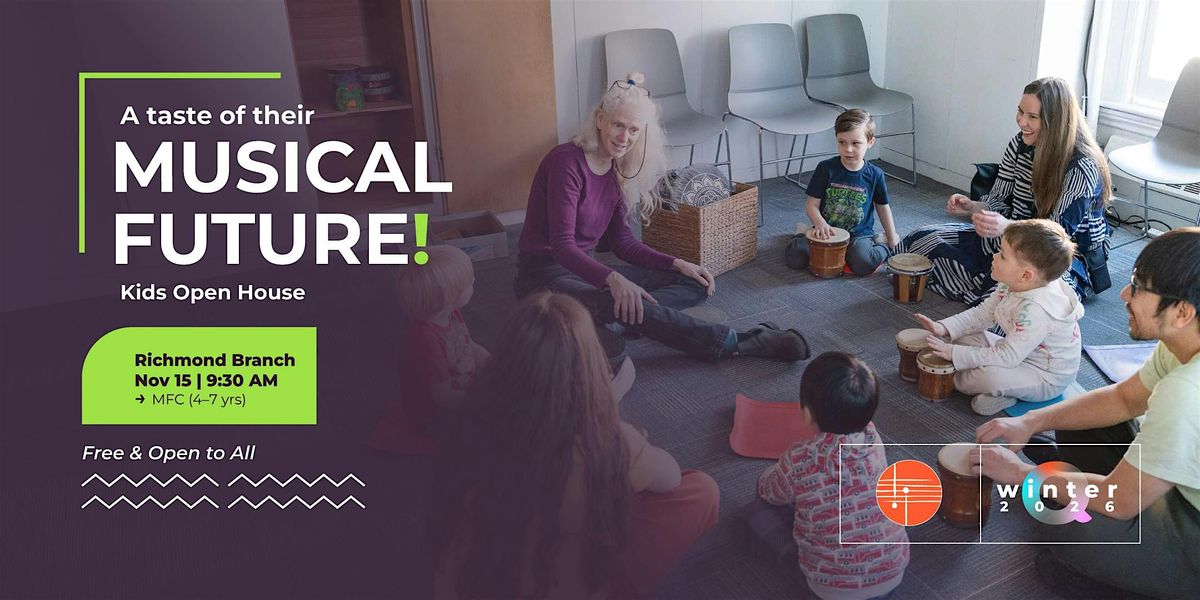 Free Demo Class: Music for Children - Richmond Branch Winter 2026