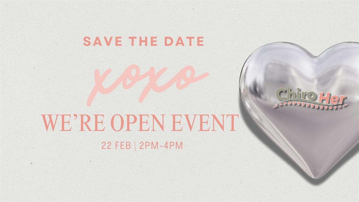 XOXO- We're Open!