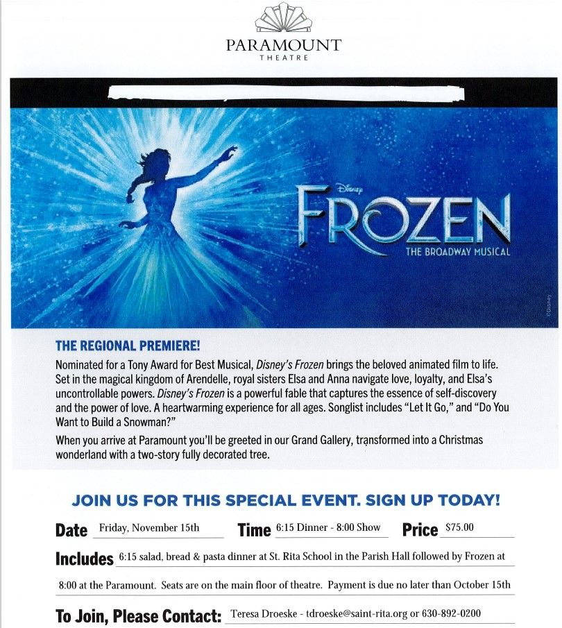 Pasta and the Paramount - "Frozen"