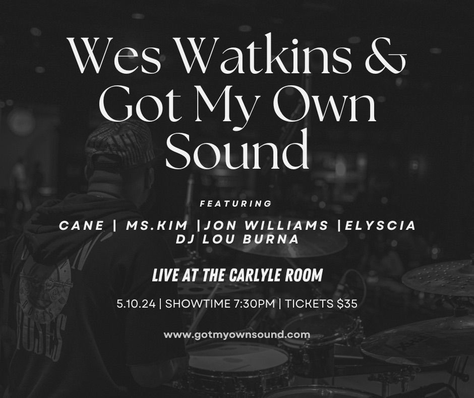 Wes Watkins & GMOS Live at The Carlyle Room