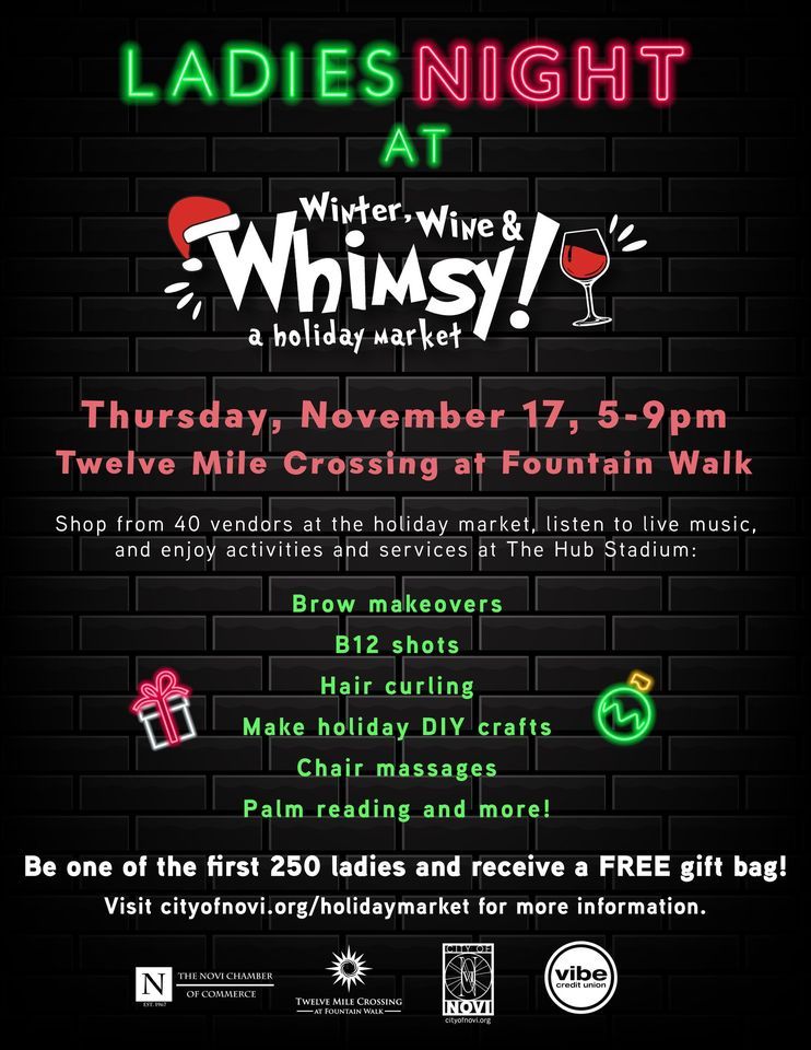 Ladies' Night at Winter, Wine & Whimsy