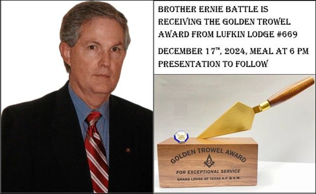 Ernie Battle Golden Trowel Award Ceremony