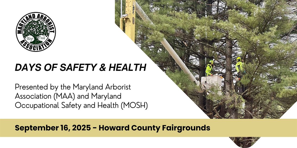 Howard County Event - MAA & MOSH Present: Days of Safety & Health
