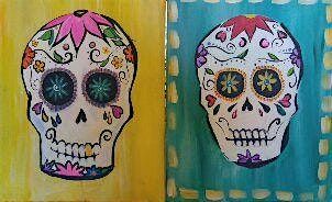Sugar Skulls  Sunday October 12th  1:30pm $35