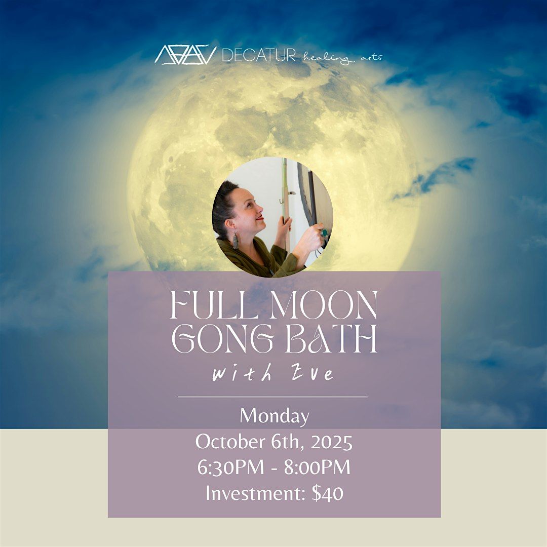 Full Moon Gong Bath