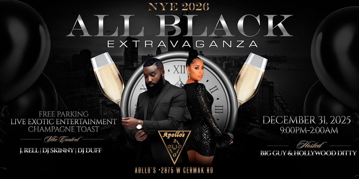 NYE 2026 All Black Extravaganza