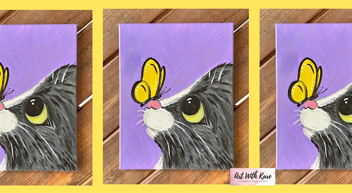 Paint Party at Books & Meows!