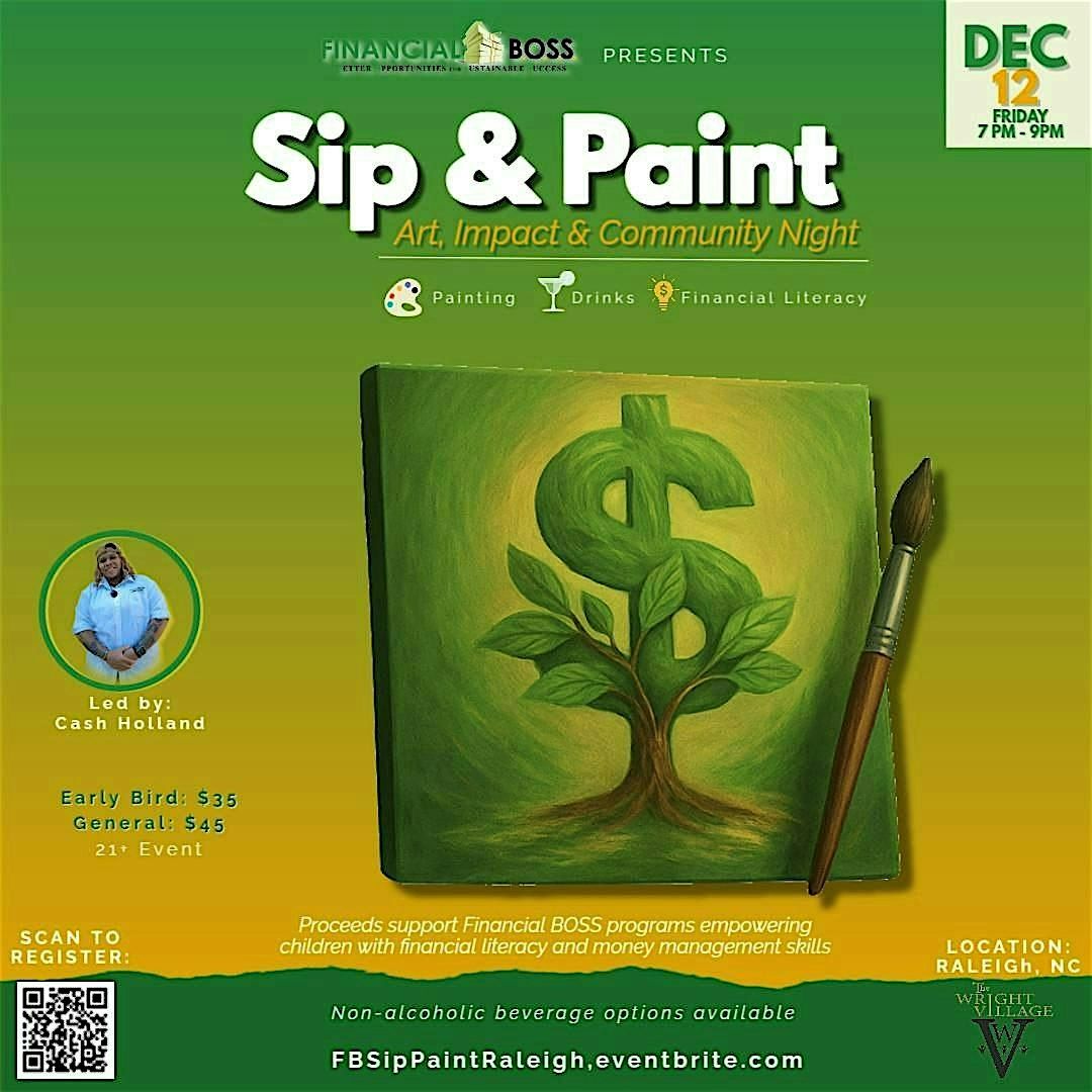 Sip & Paint: Art, Impact & Community Night