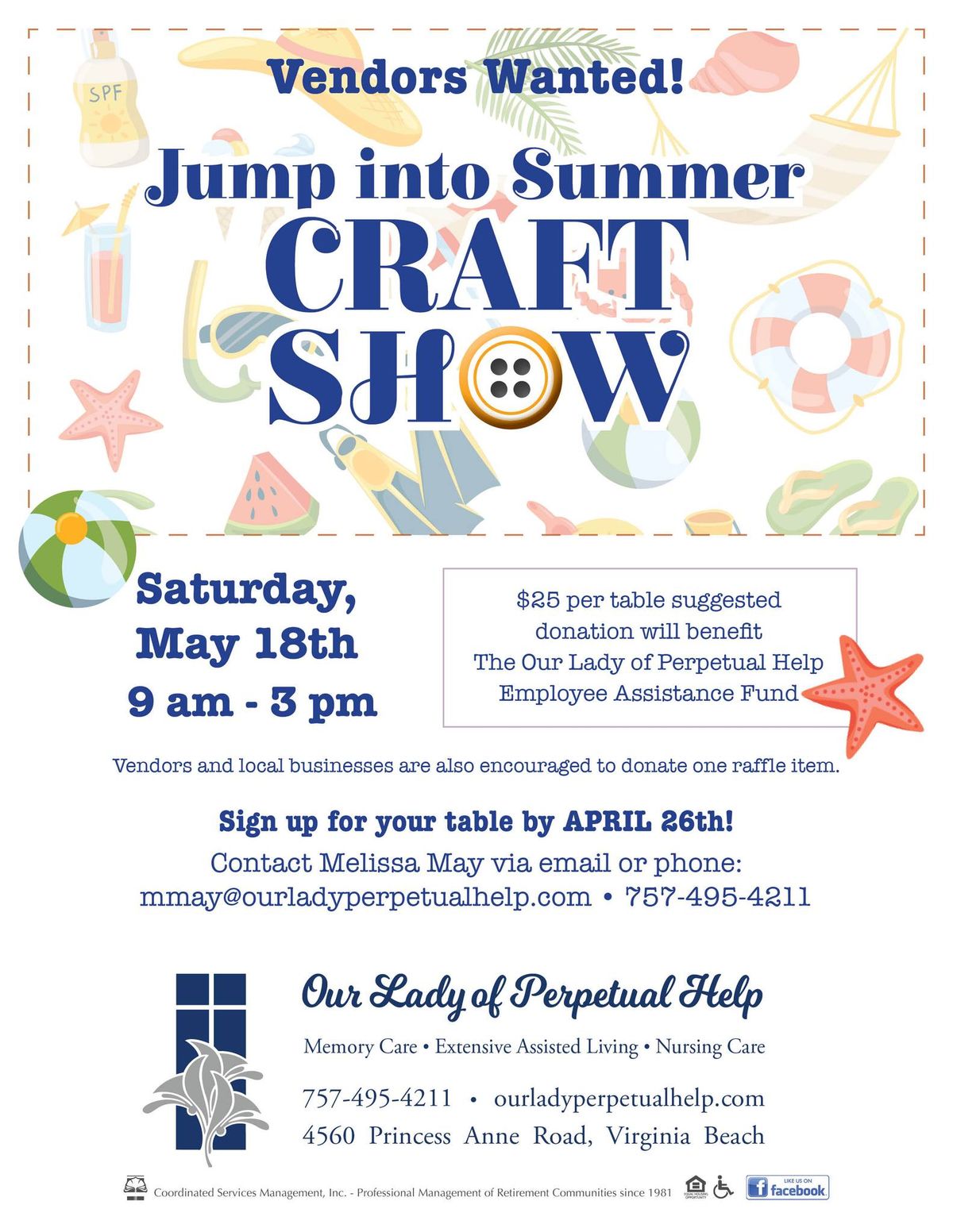 Jump into Summer Craft Show