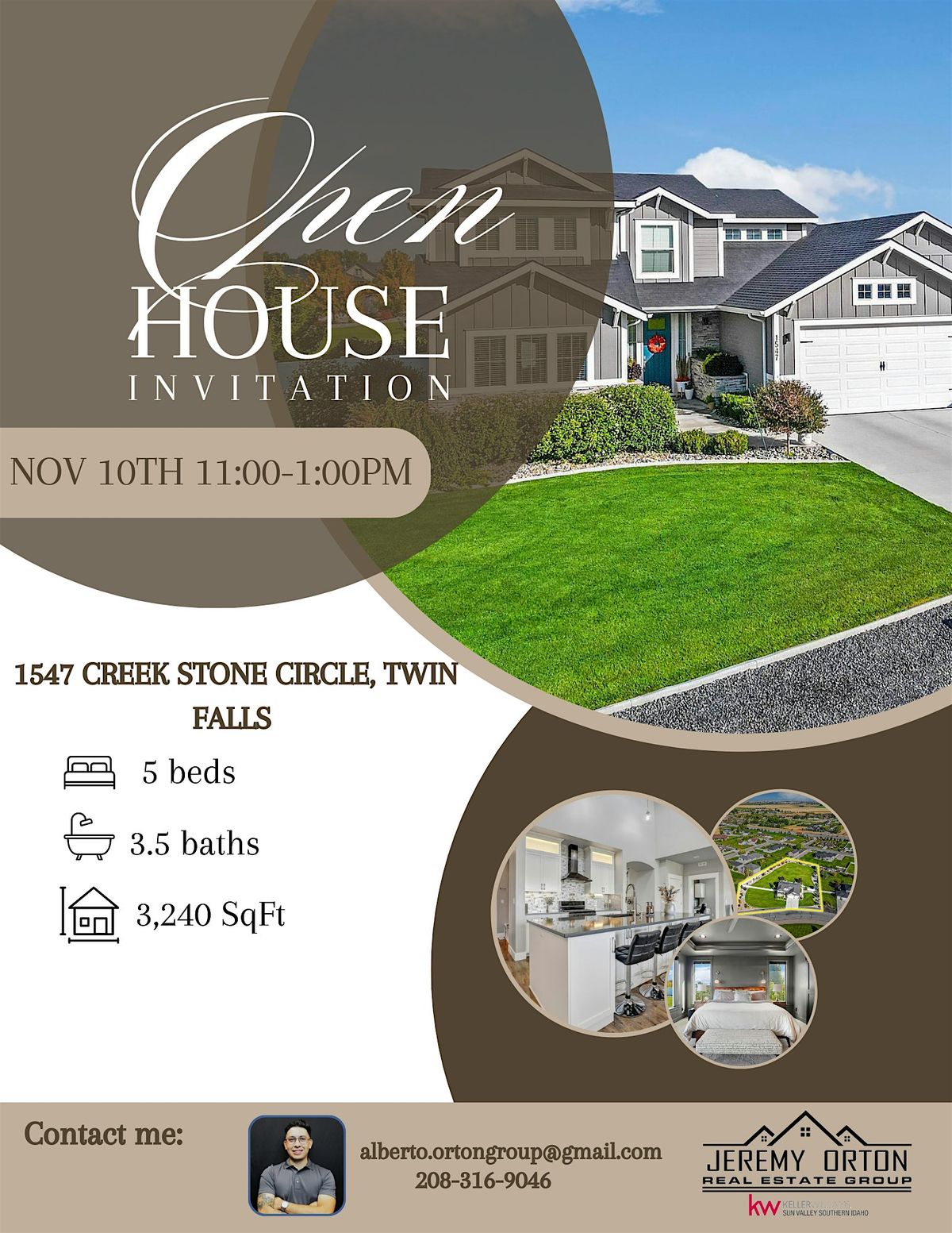 Open House - 1547 Creek Stone Circle, Twin Falls