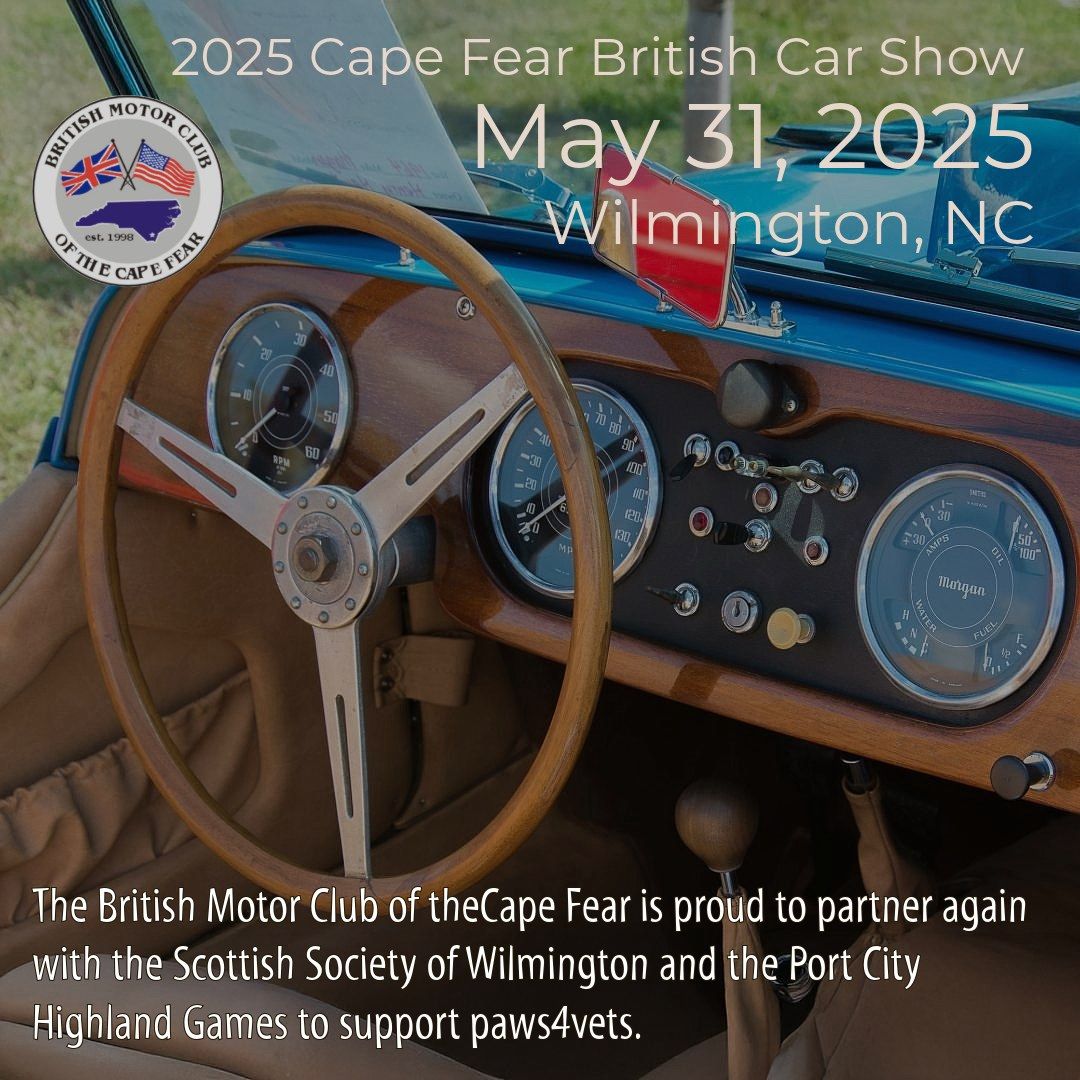 2025 Cape Fear British Car Show