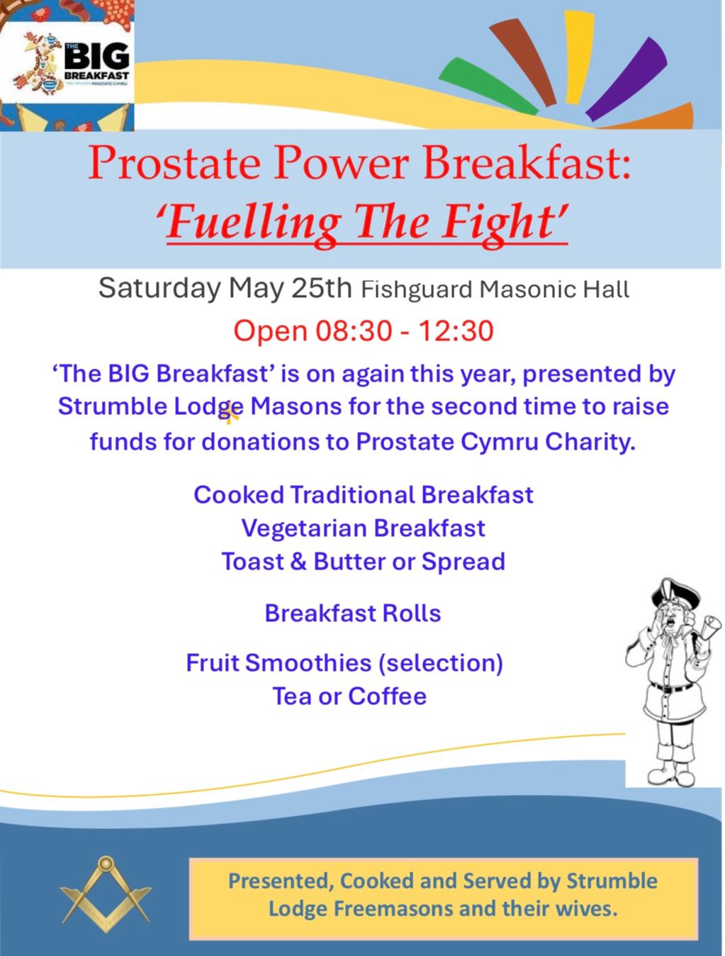 Prostate Cymru - BIG BREAKFAST