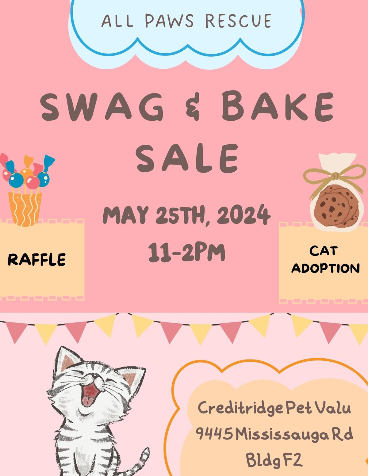 ALL PAWS RESCUE SWAG & BAKE SALE