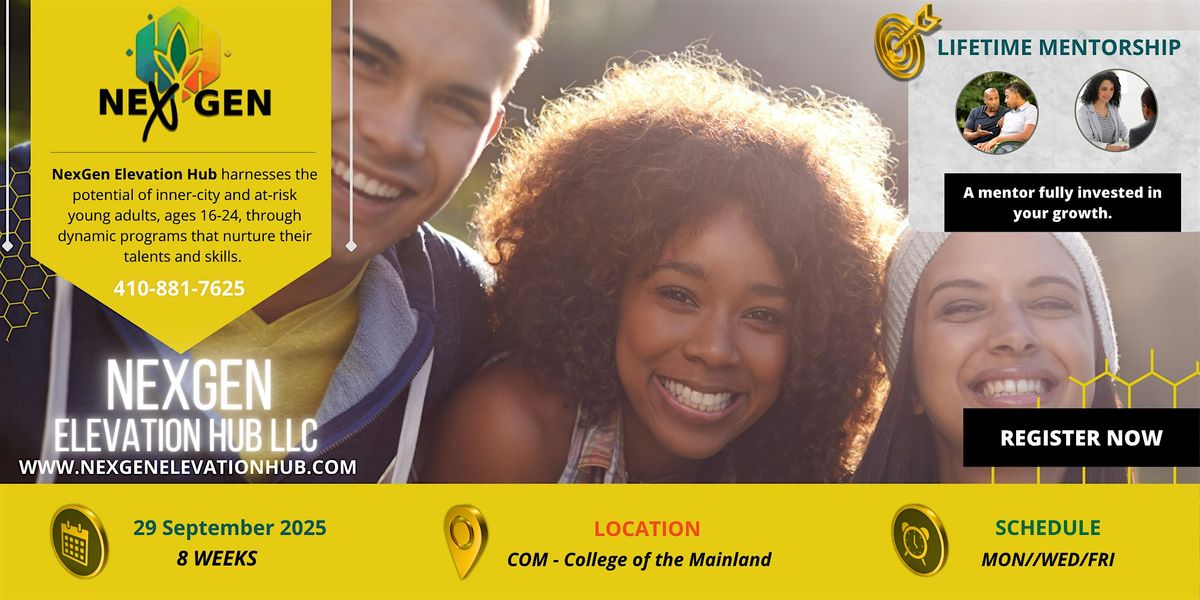NexGen Elevation Hub LLC: A Pilot Empowering Young Adults Ready to Lead