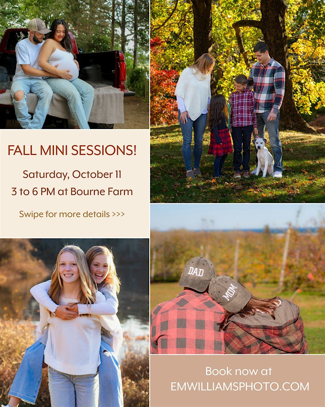 Fall Mini Sessions at Bourne Farm