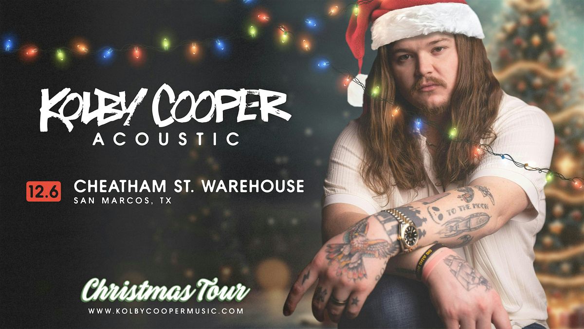 Kolby Cooper Acoustic Christmas Tour