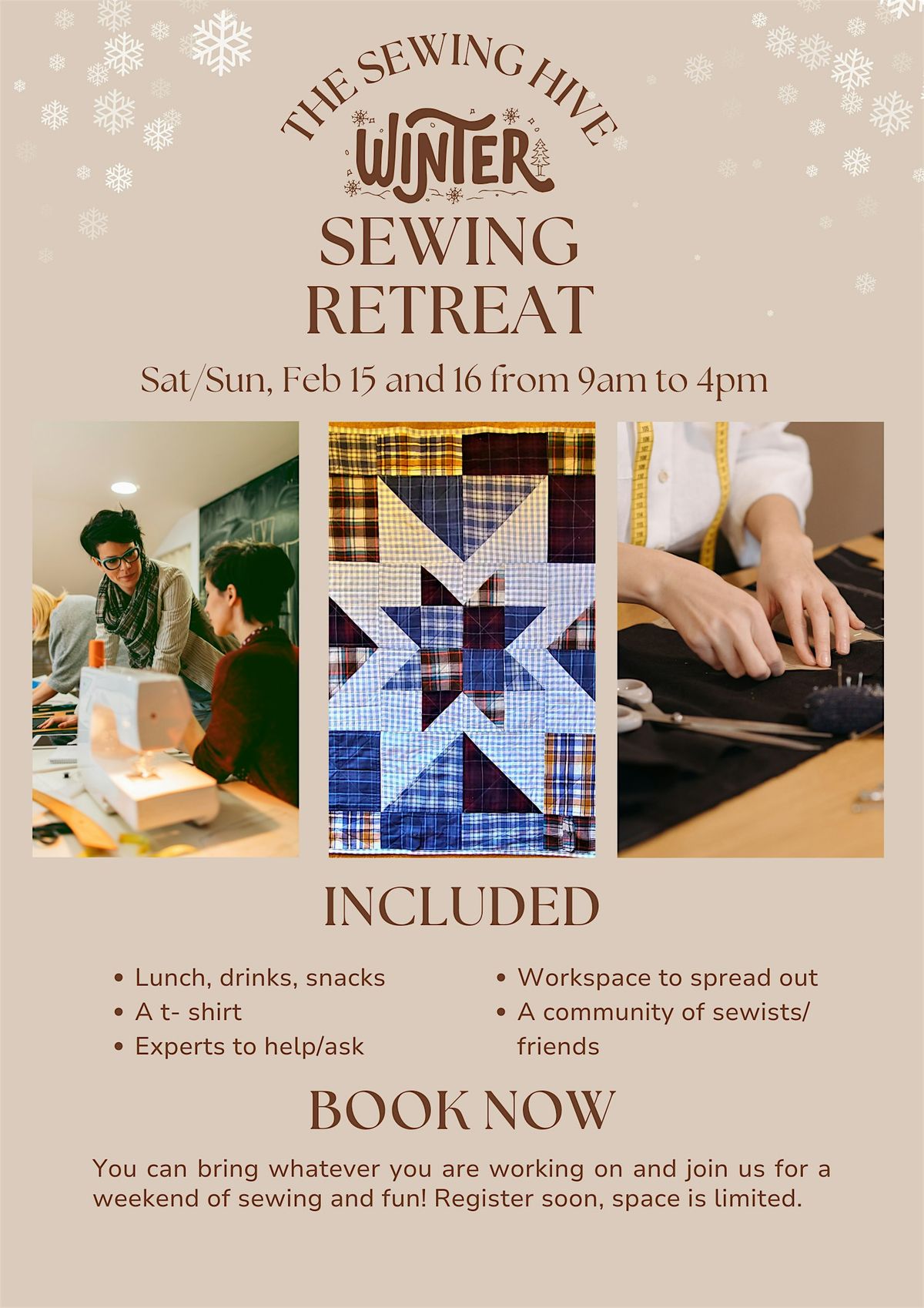 Winter Weekend Sewing Retreat