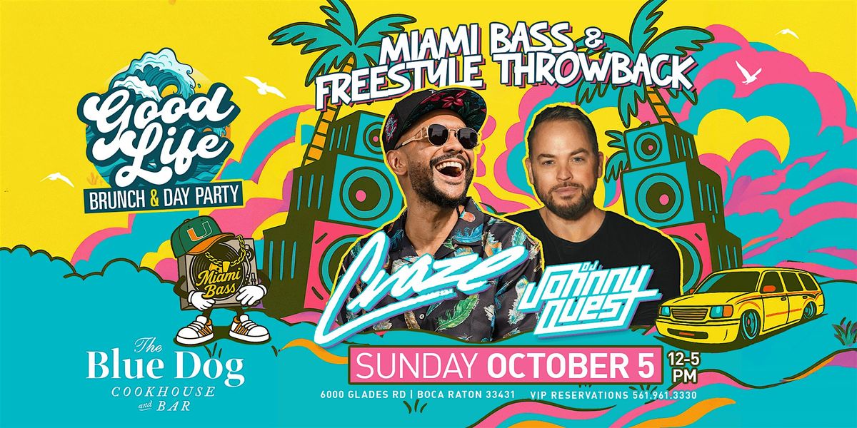 Miami Bass & Freestyle Throwback with DJ Craze & DJ Johnny Quest