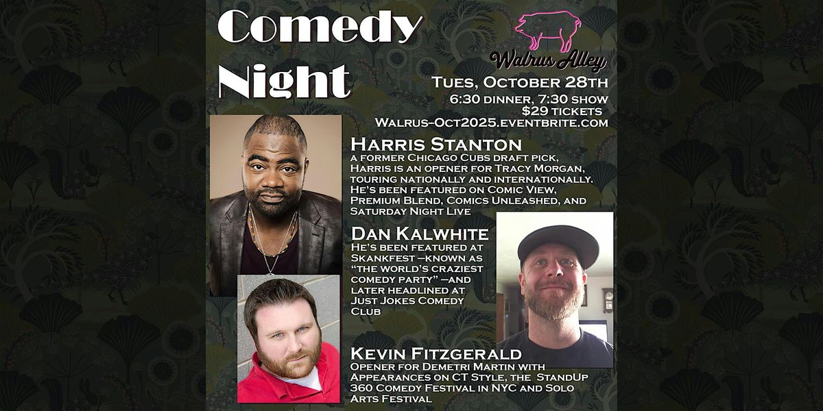 October Comedy Night at Walrus Alley